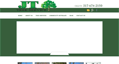 Desktop Screenshot of jttreeservice317.com