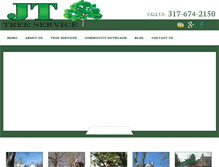Tablet Screenshot of jttreeservice317.com